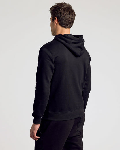 Black Fleece French Terry Pullover Hoodie