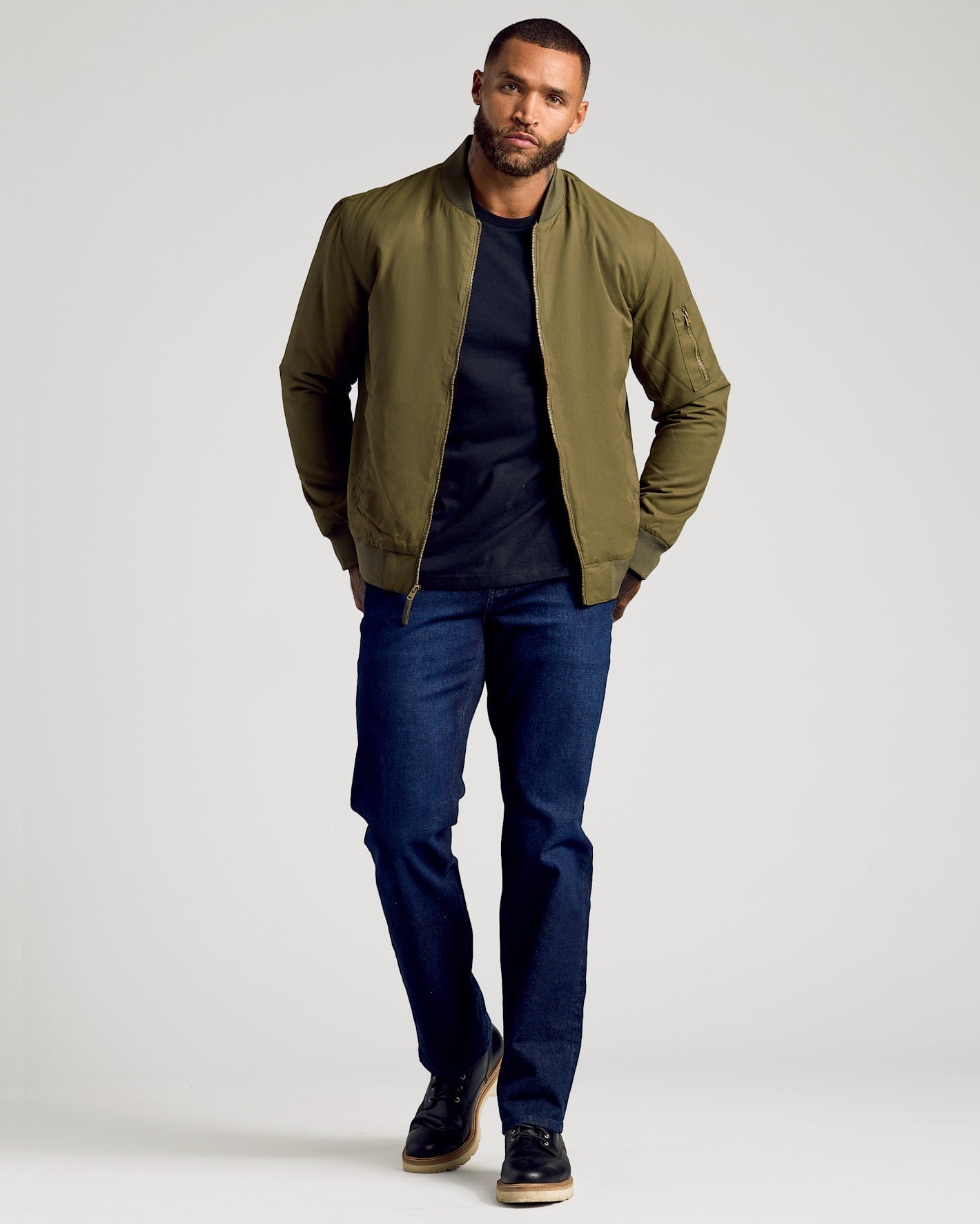 Army Green Bomber Jacket