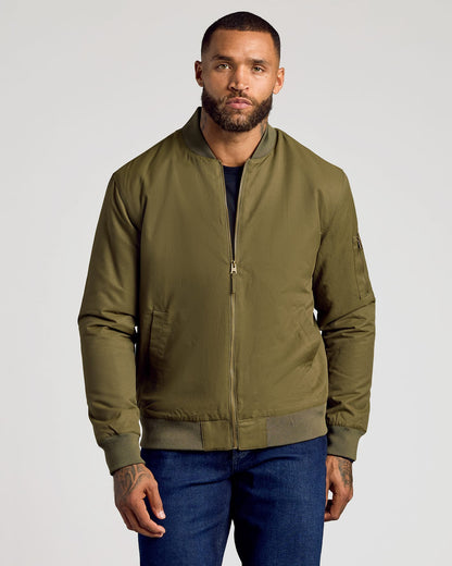Army Green Bomber Jacket
