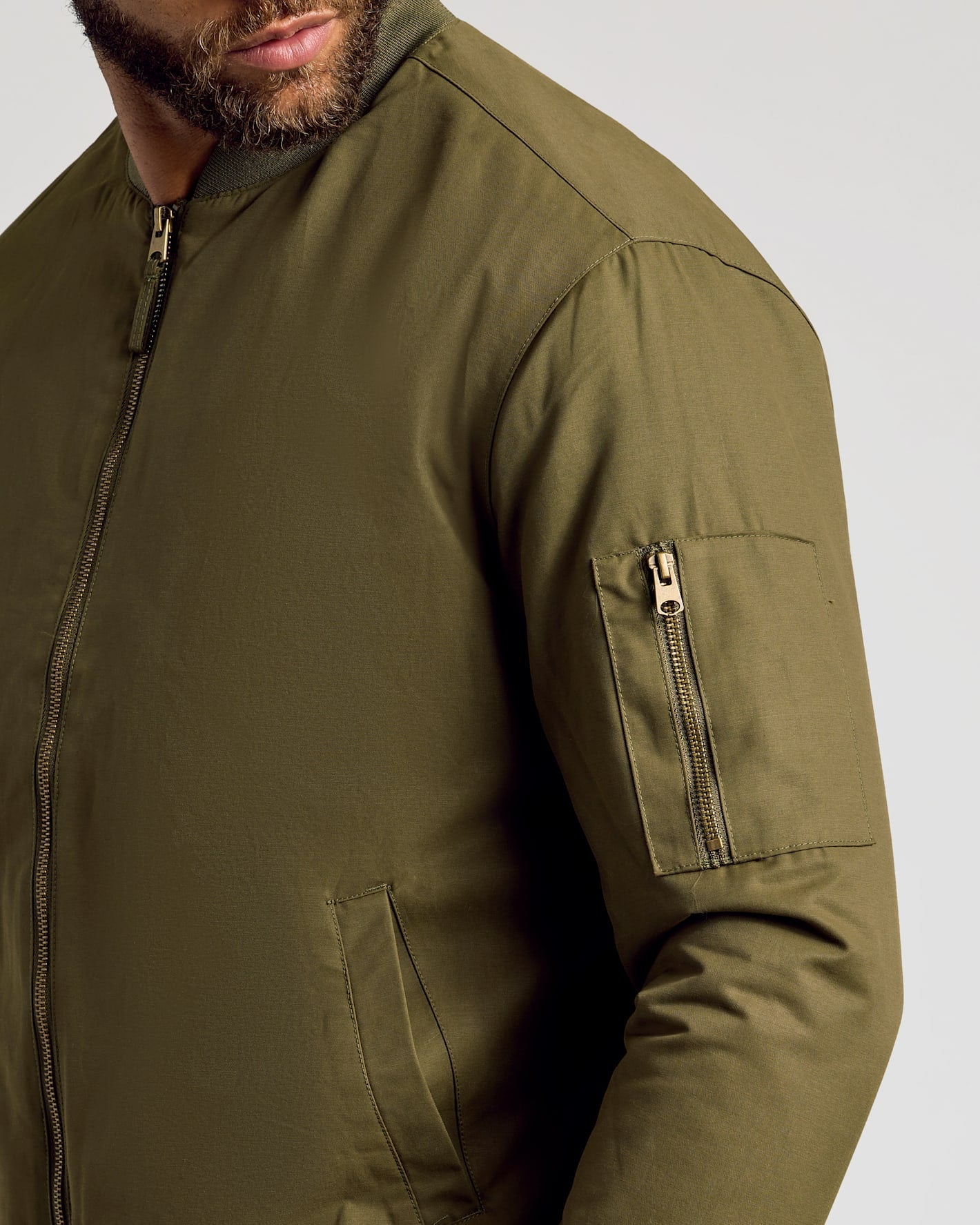 Army Green Bomber Jacket
