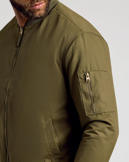 Army Green Bomber Jacket