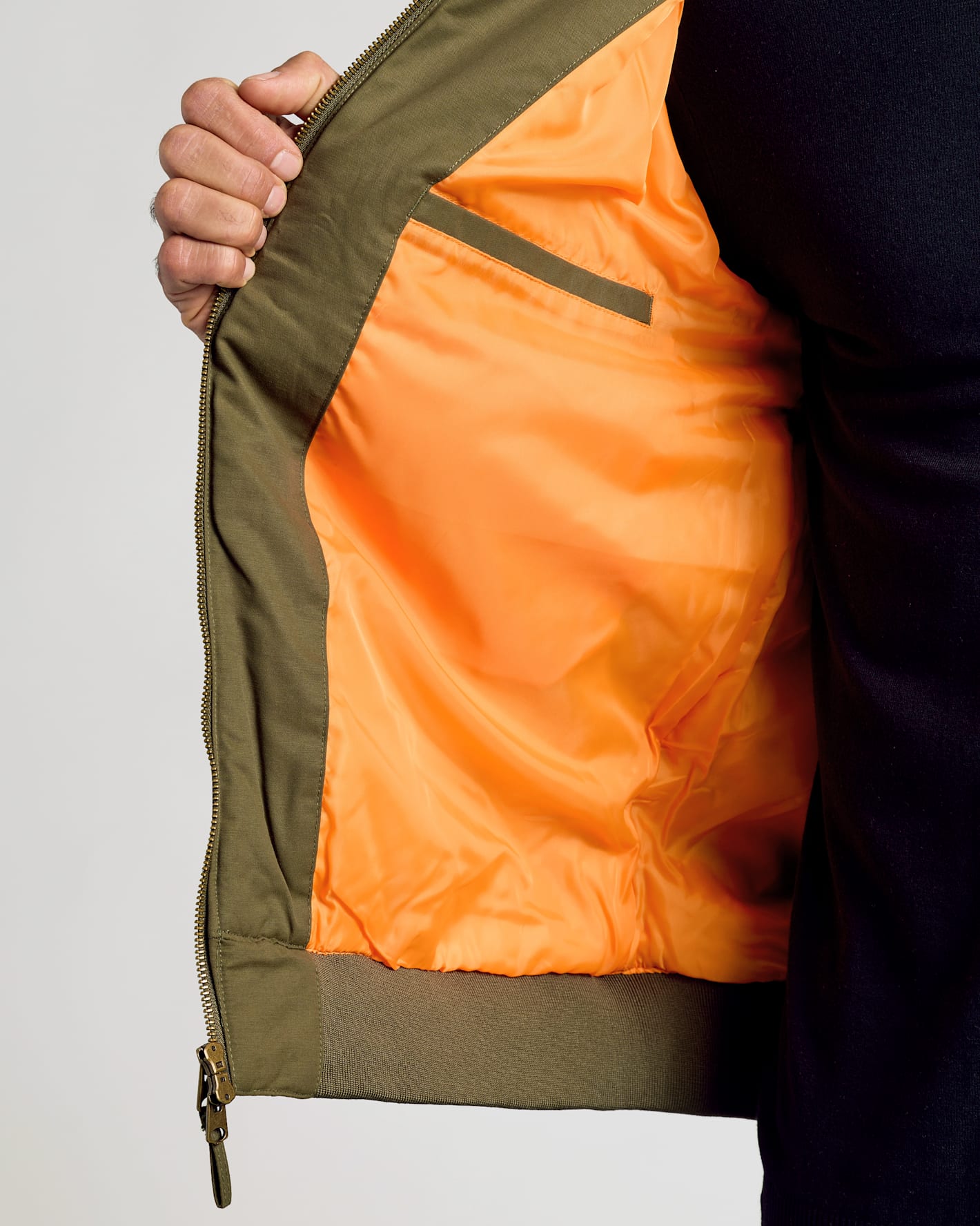 Army Green Bomber Jacket