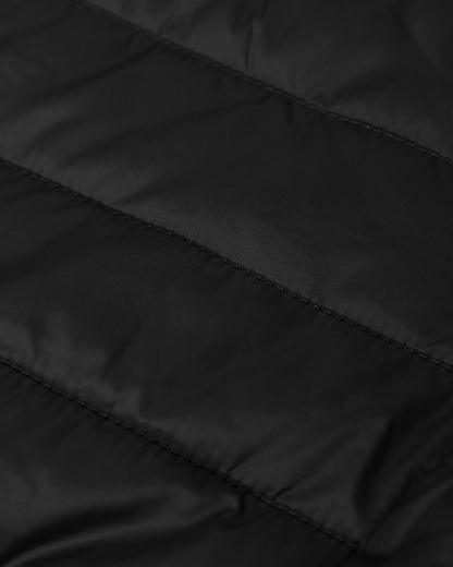 Black Hooded Puffer Jacket