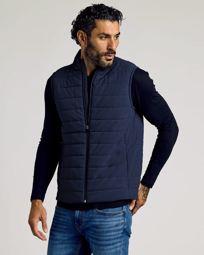 Navy Puffer Vest