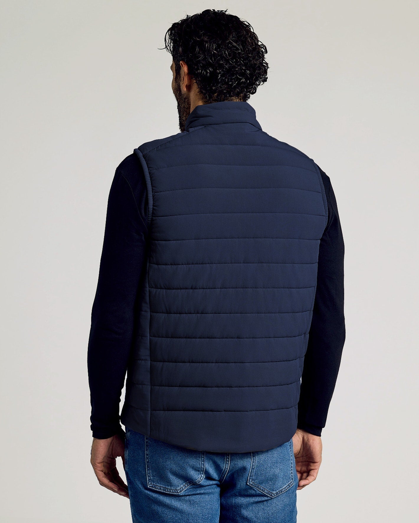 Navy Puffer Vest