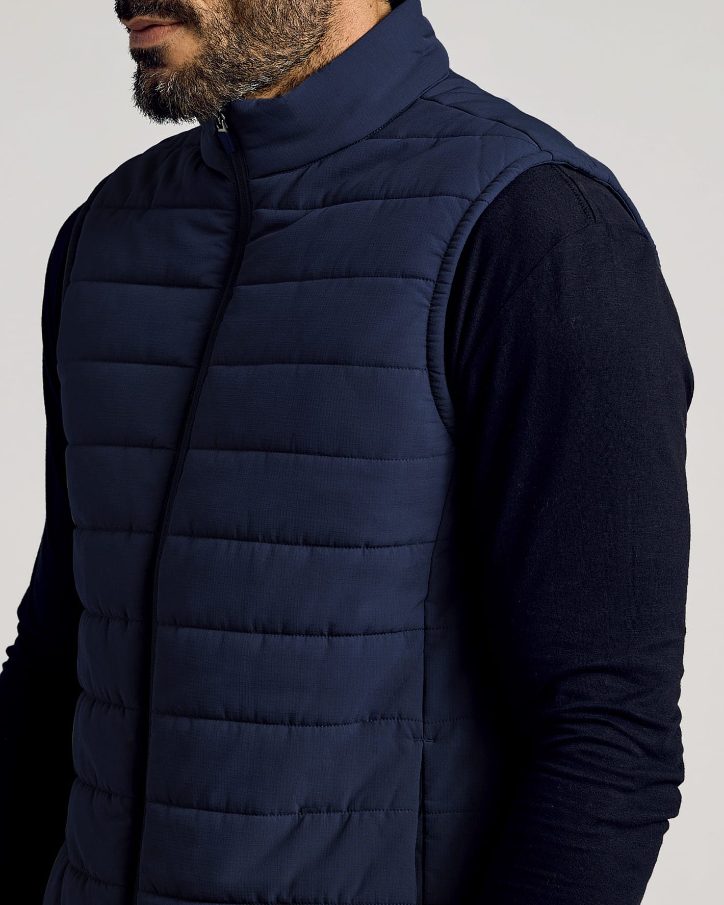 Navy Puffer Vest