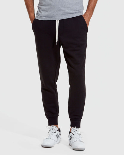 Black Quarter Zip Fleece Sweatshirt & Jogger 2-Pack