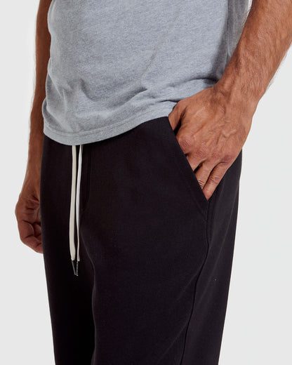 Black Quarter Zip Fleece Sweatshirt & Jogger 2-Pack