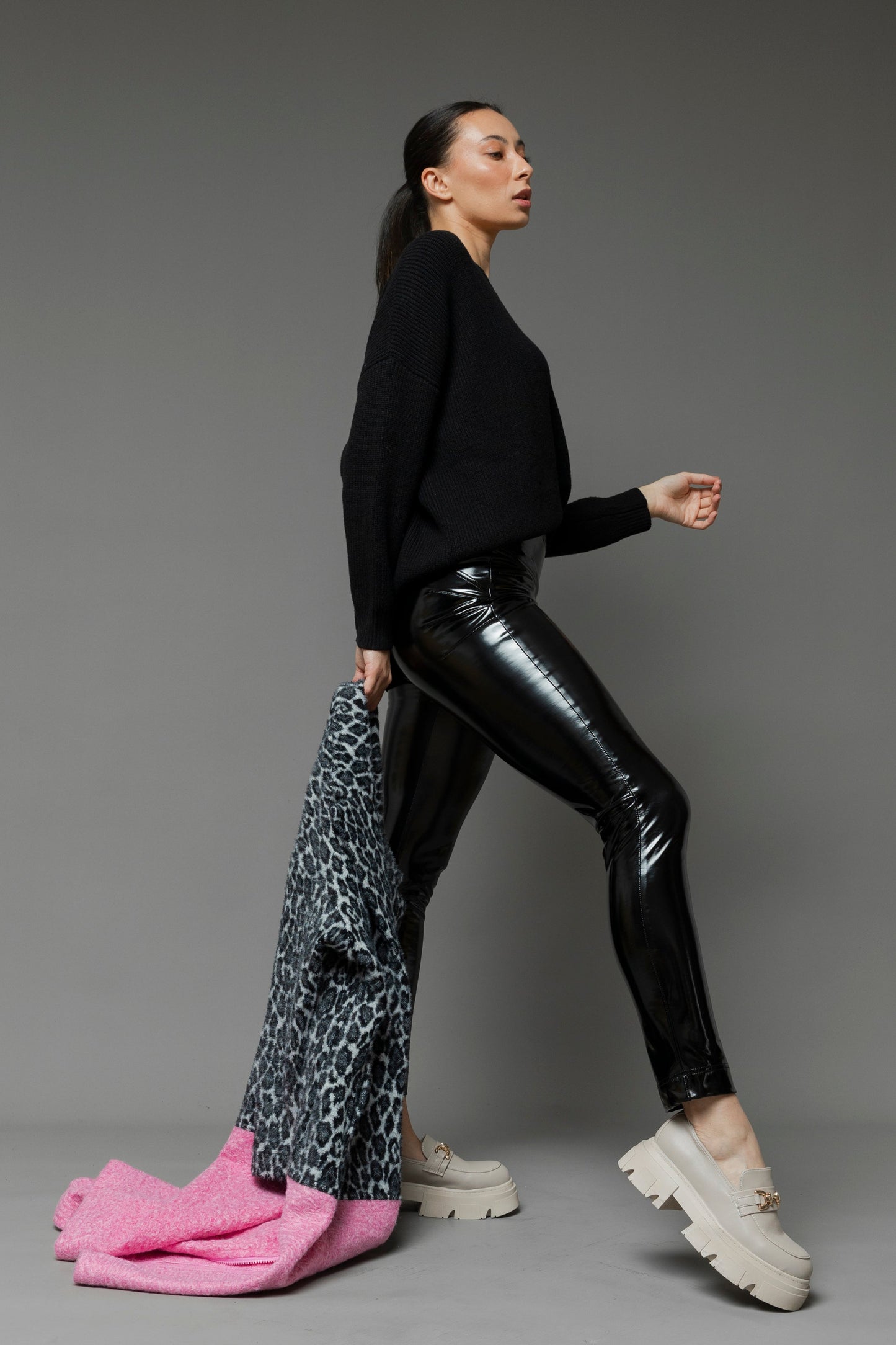 Black Gloss Miracle Pants