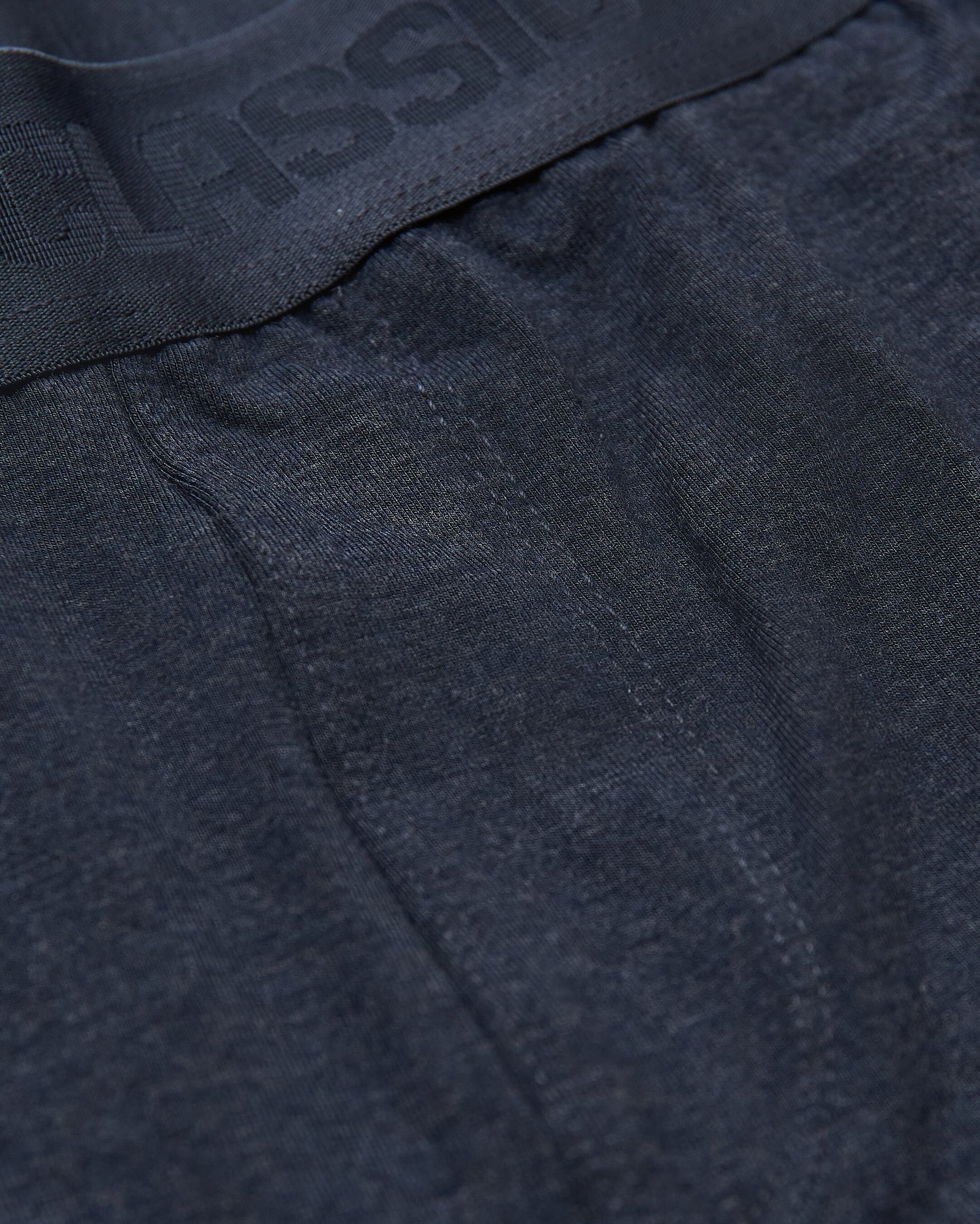 Heather Navy Loungewear Long Sleeve Tee And Jogger Set