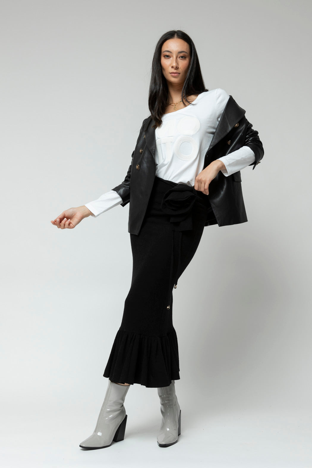 Black Frill Skirt