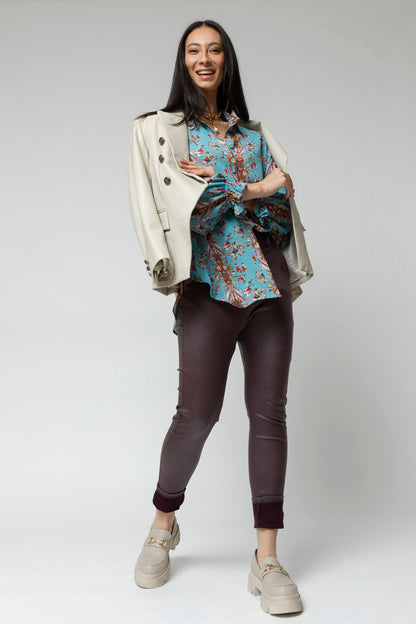 Blue Milano Print Shirt