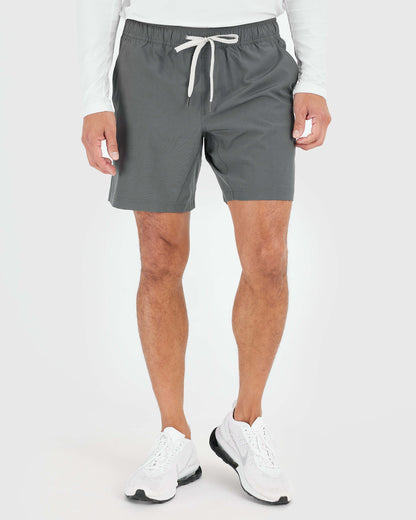 Black and Carbon Active Quick Dry Shorts with Liner 2-Pack