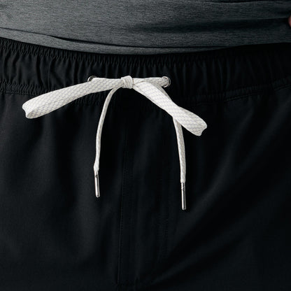 All Black Active Quick Dry Shorts with Liner 2-Pack