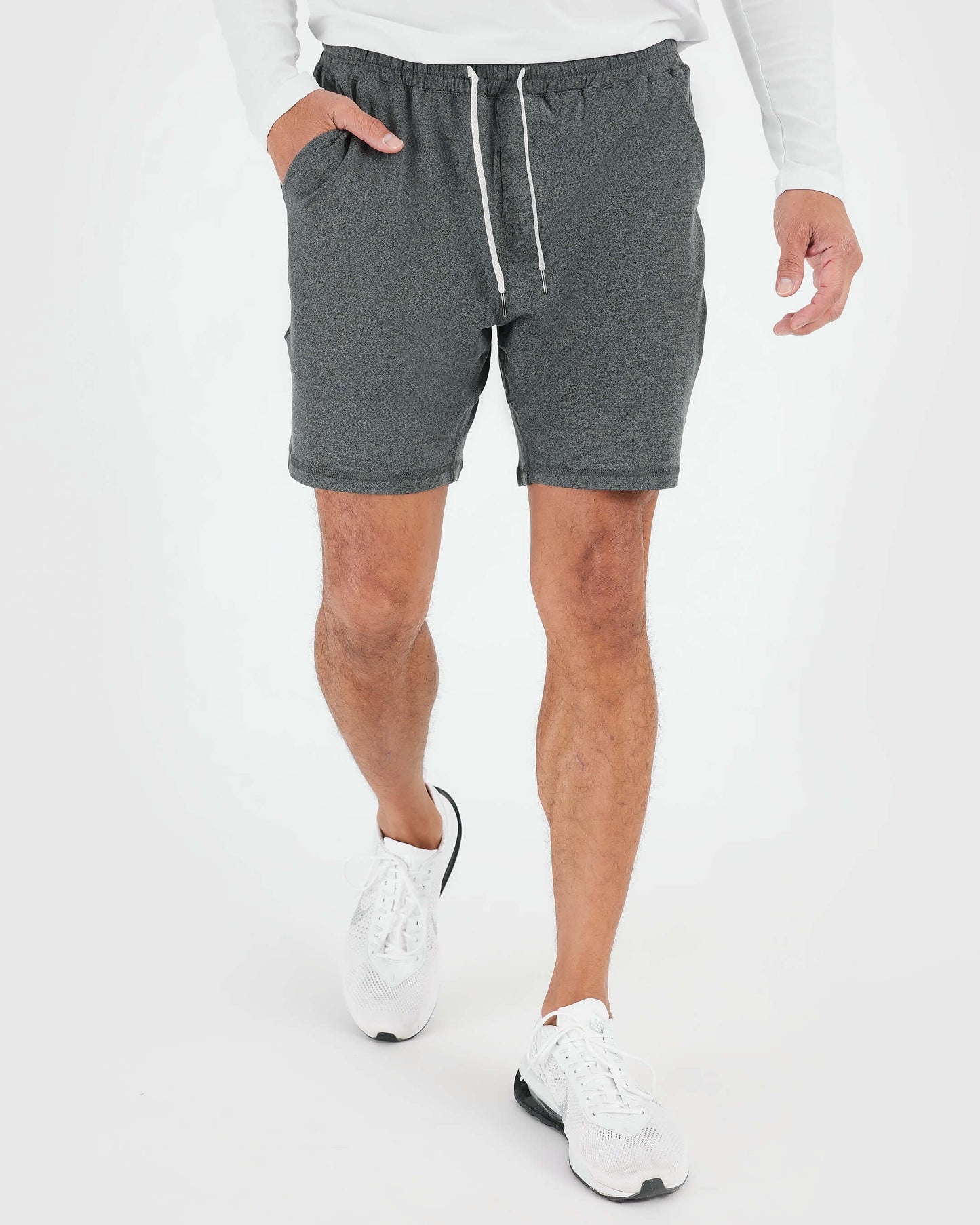 Charcoal & Dark Heather Navy Active Comfort Shorts 2-Pack