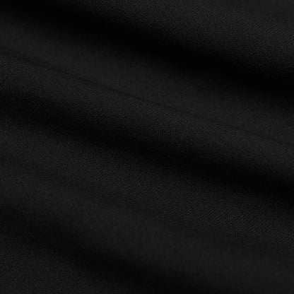 7" Black Comfort Knit Chino Shorts
