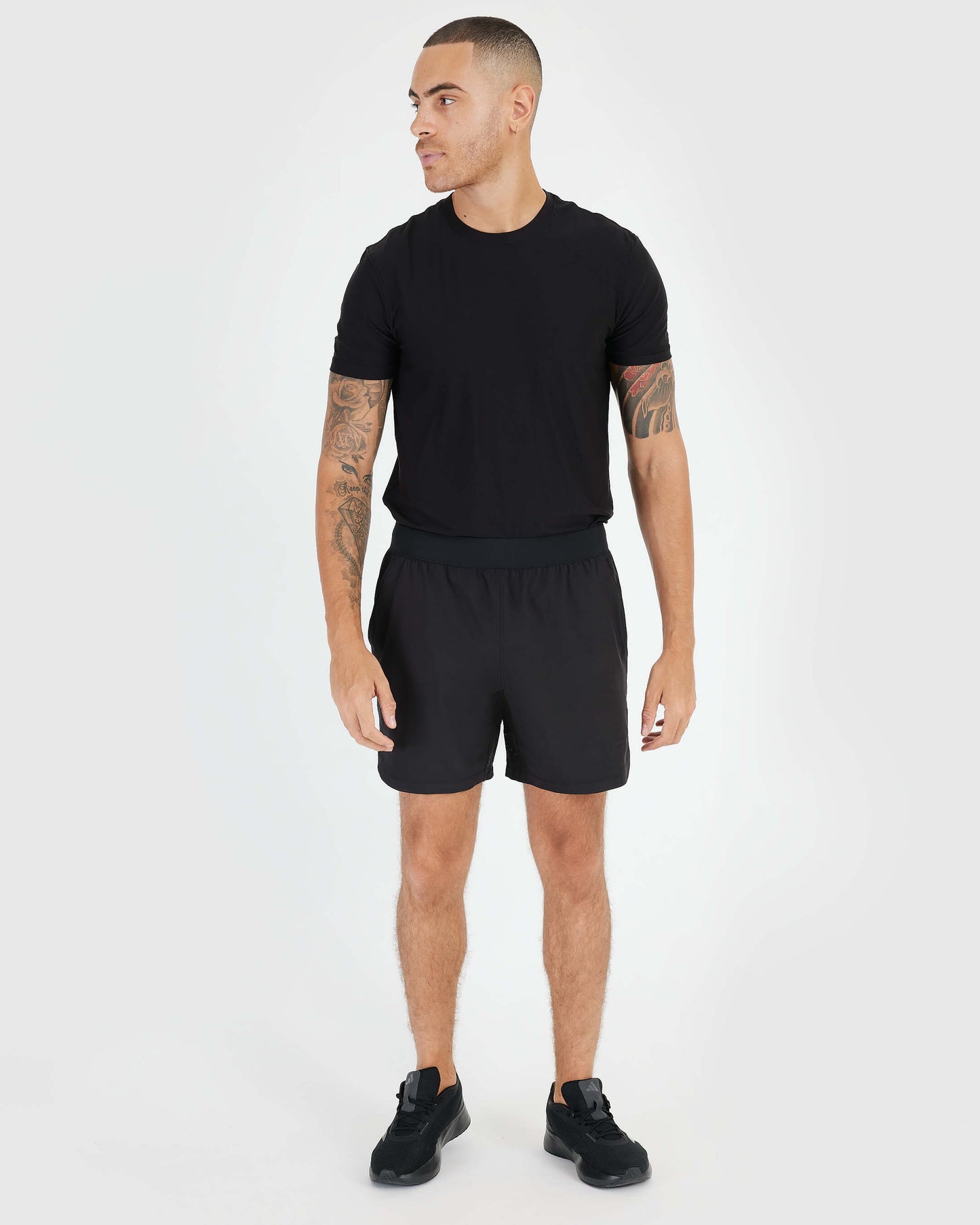 7” Black Active Training Short