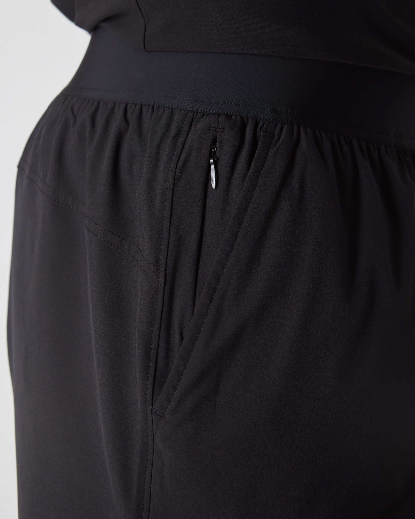 Black 2 In 1 Training Short