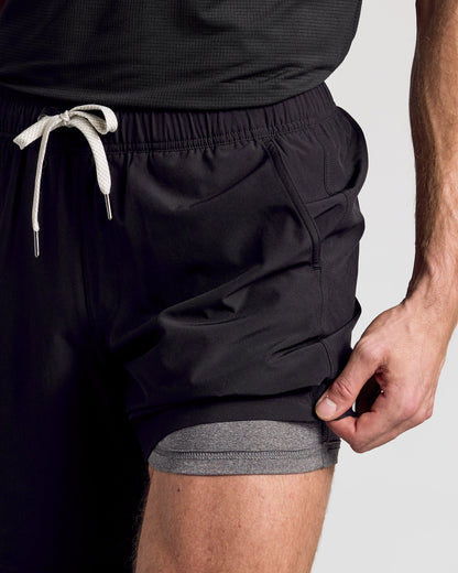 9" All Black Active Quick Dry Shorts 3-Pack