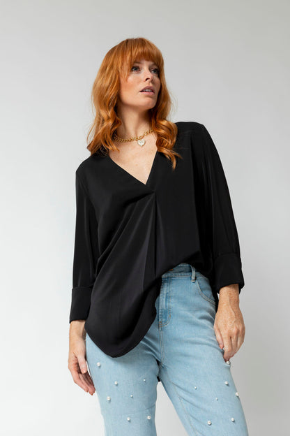 Black Soft Touch Sydney Blouse
