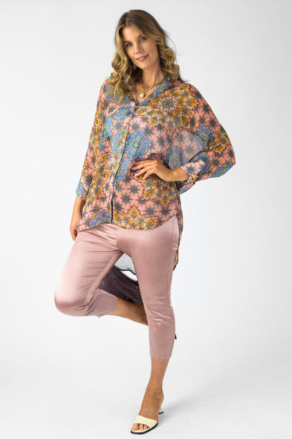 Blue Pink Blake Shirt - Final Sale