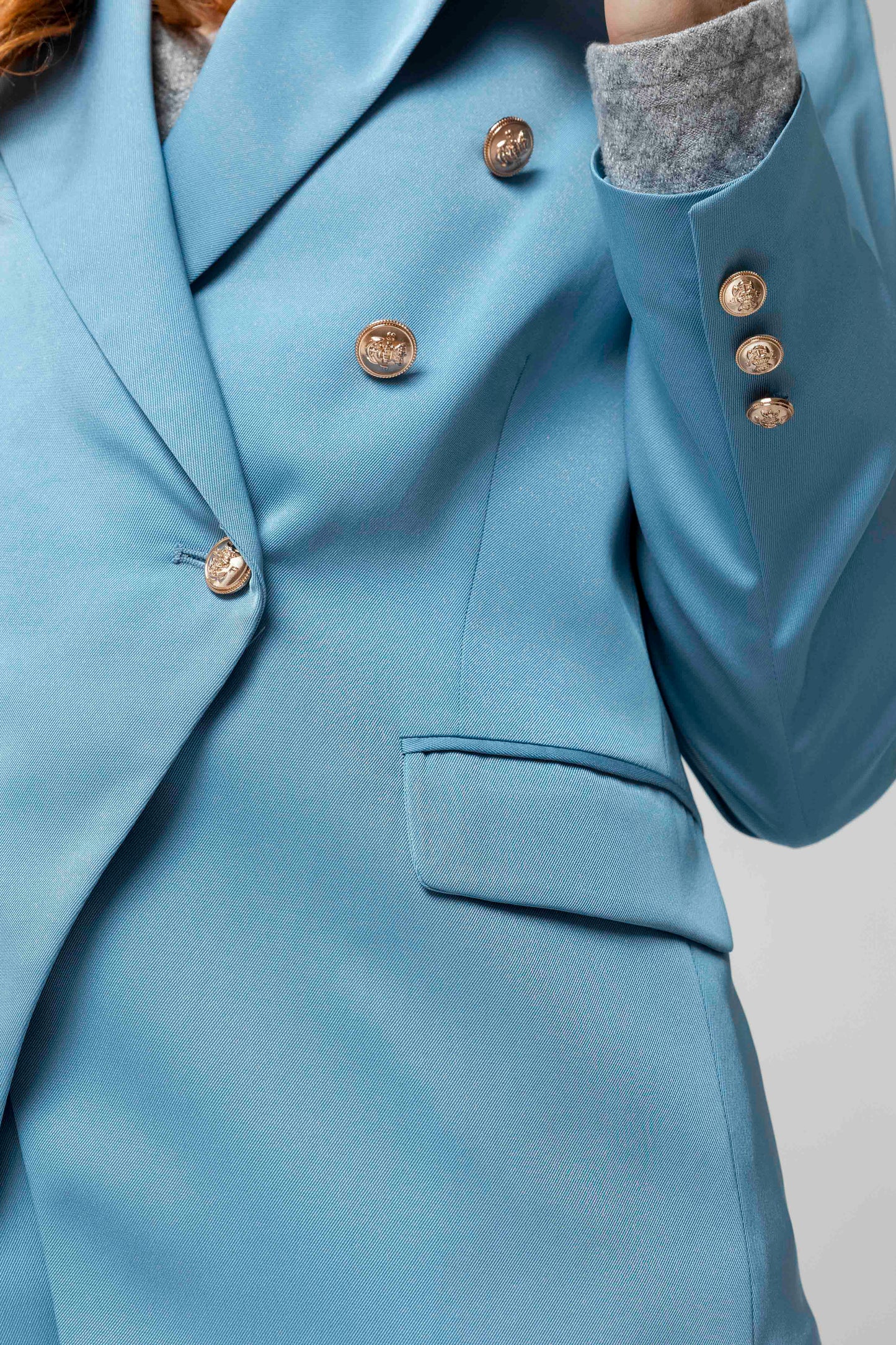 Blue Shimmer Sisca Blazer
