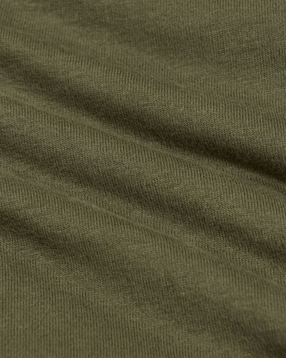 Military Green Short Classic Crew Neck