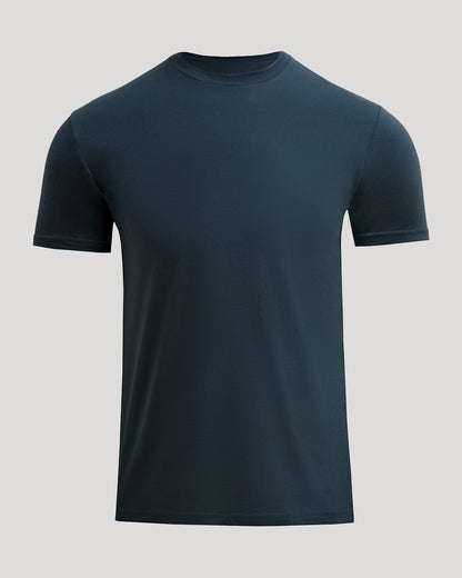 Navy Short Classic Crew Neck