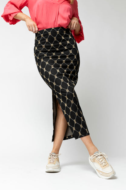 Black Diamond Ponte Miracle Skirt