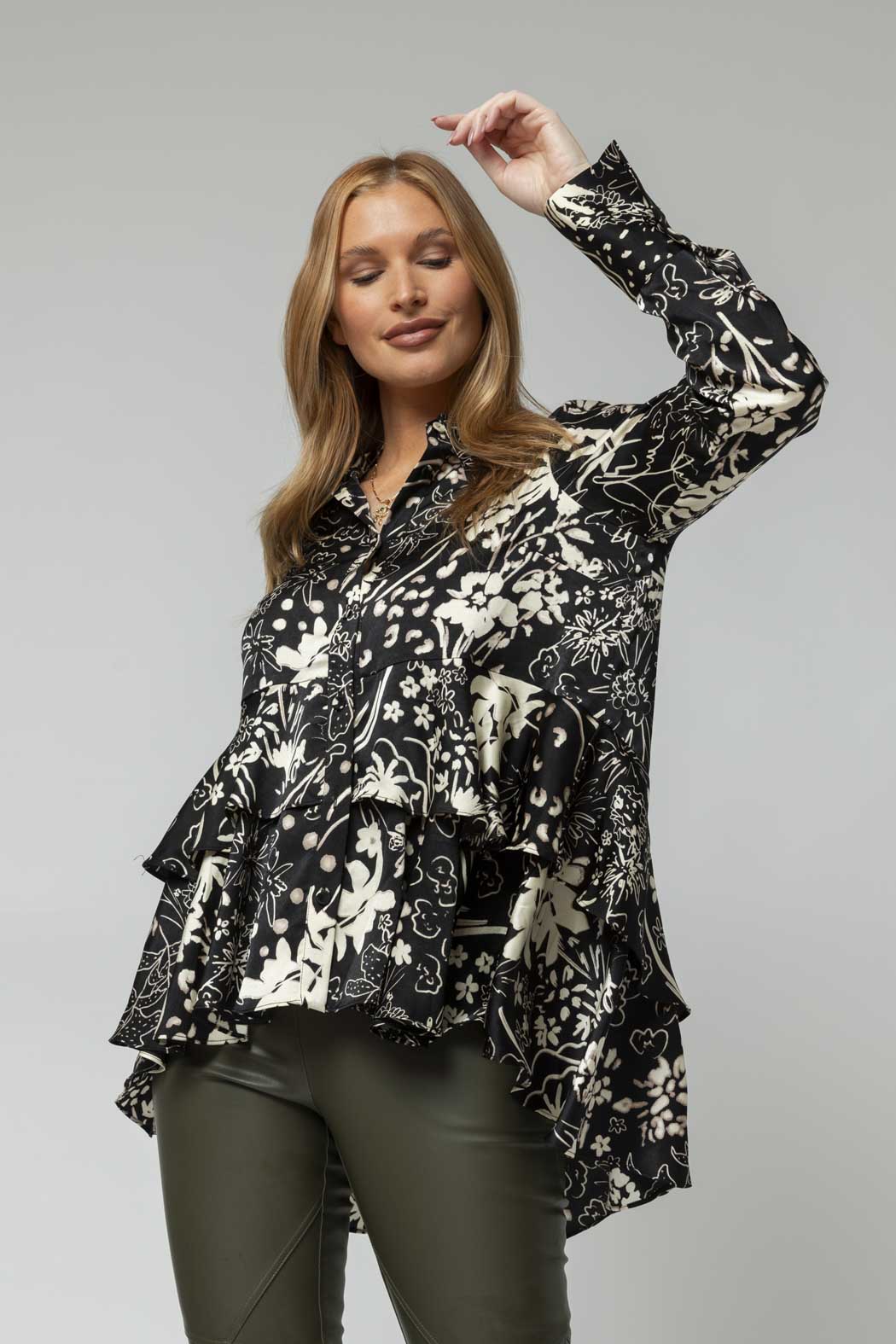 Black/ivory Paris Shirt