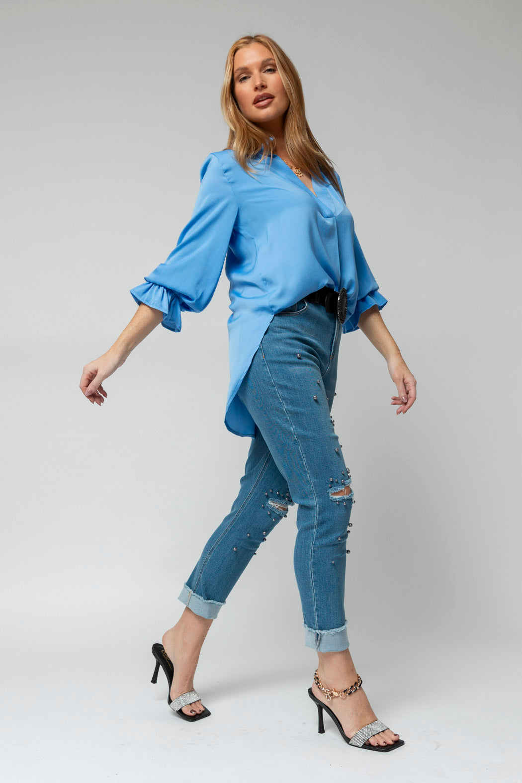 Blue Femme Blogger Shirt