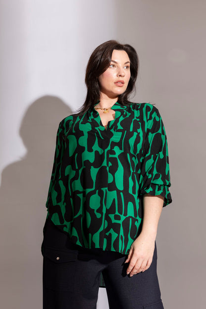 Black/green Femme Blogger Shirt