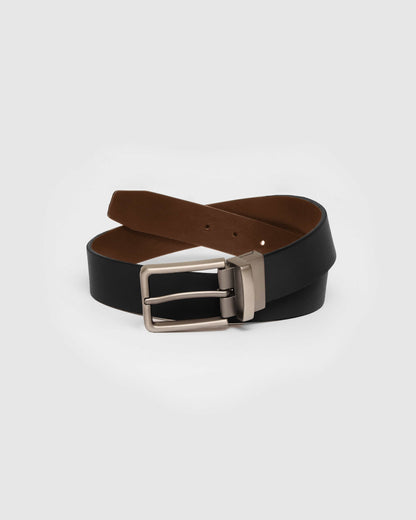 Brown Black 2 In 1 Casual Belt