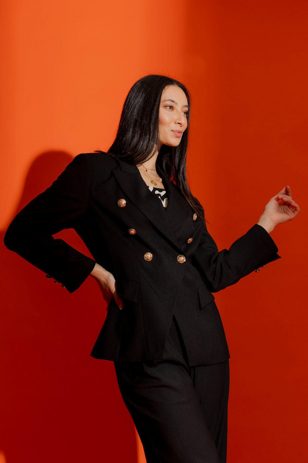 Black Sorrento Sisca Blazer