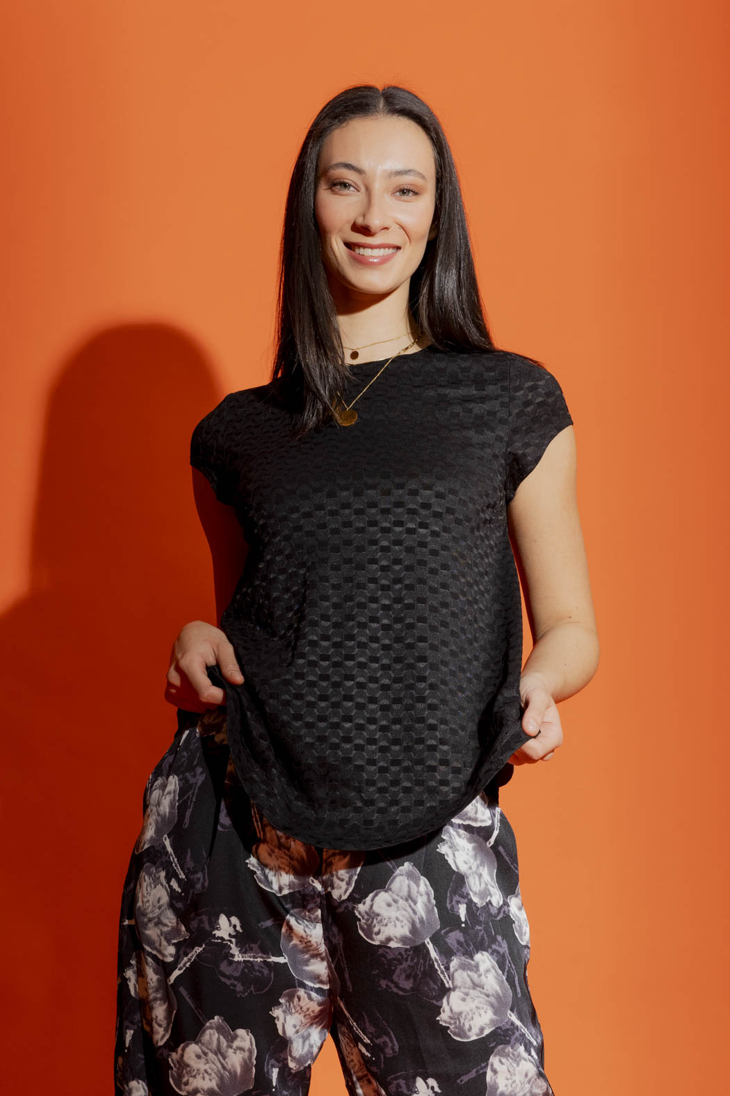 Bell Cap Sleeve Top 10372a V