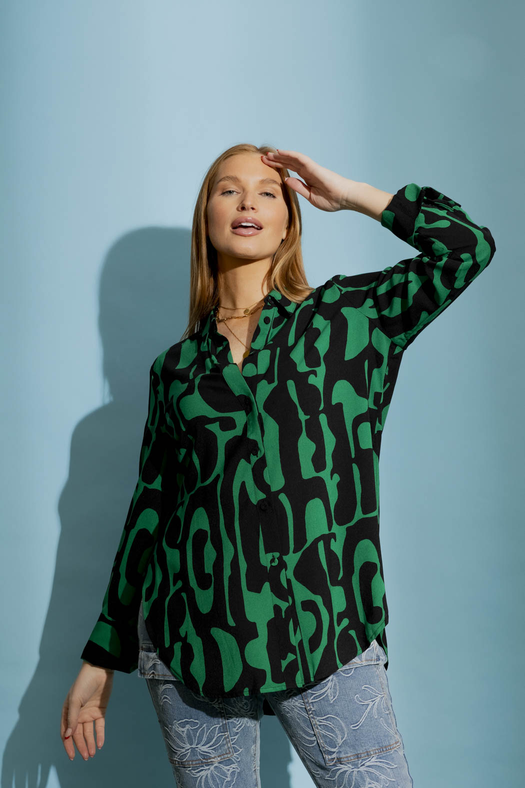 Black/Green Charlie Shirt