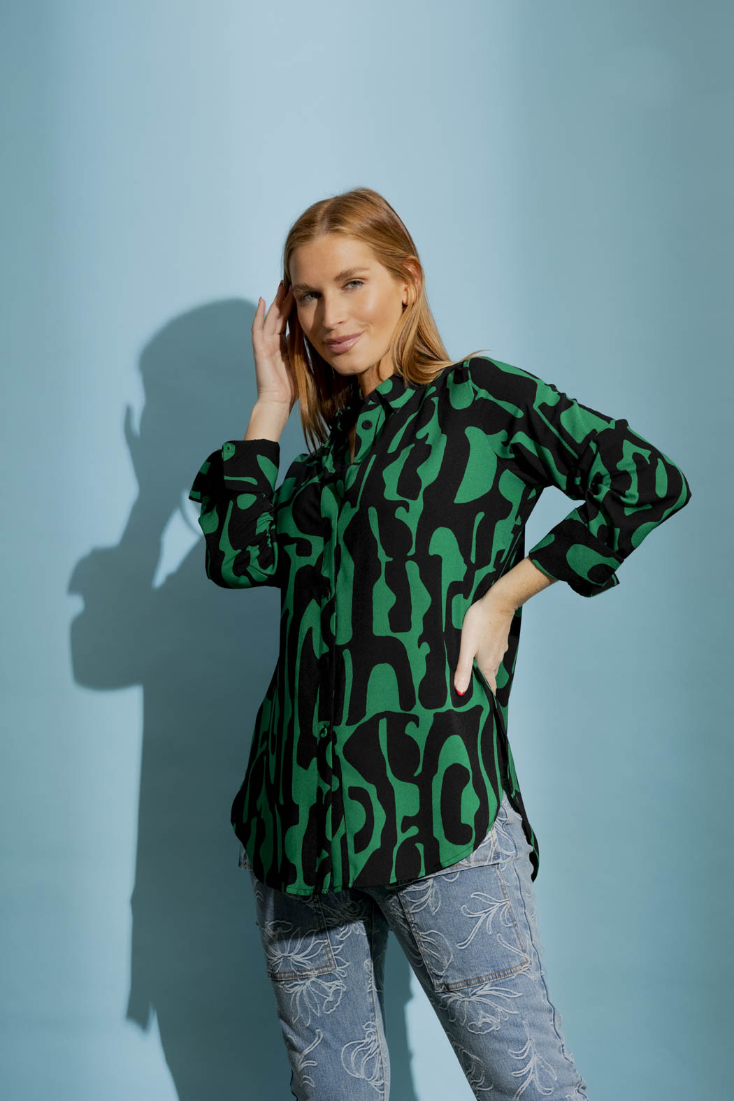 Black/Green Charlie Shirt