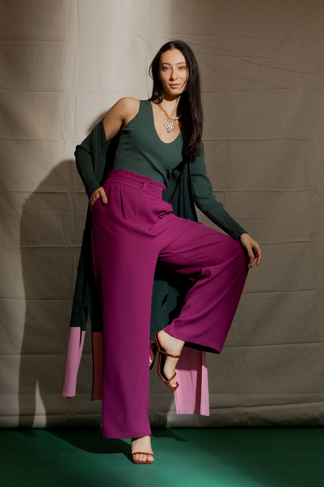 Berry Vogue Pants