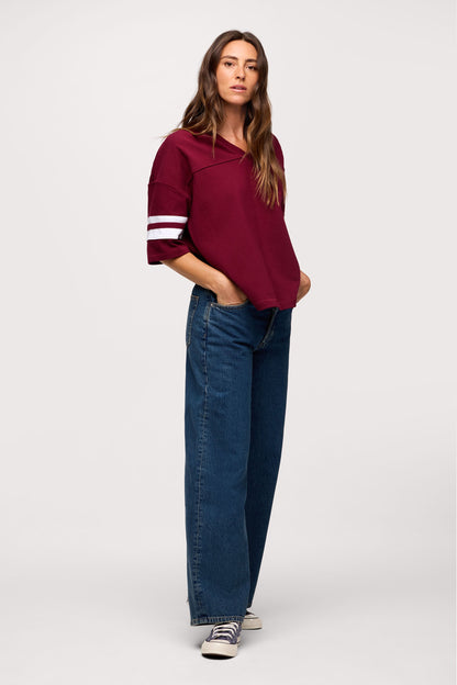 Touchdown Tee | Ruby