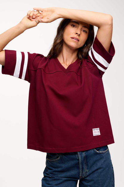 Touchdown Tee | Ruby