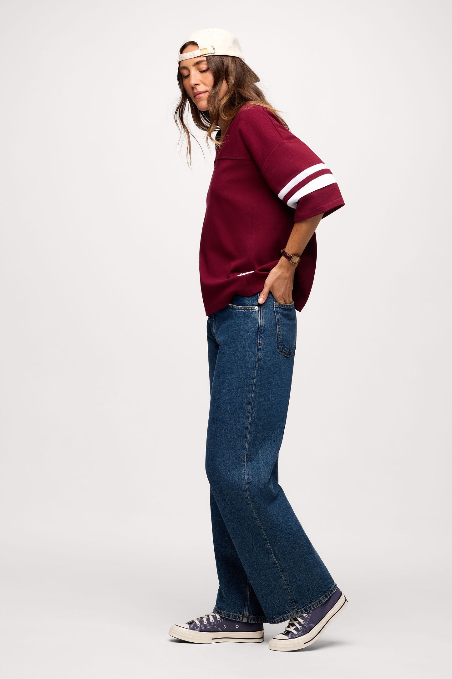 Touchdown Tee | Ruby