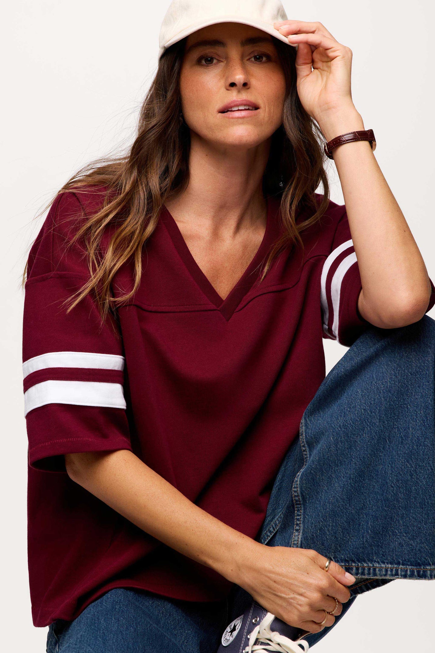 Touchdown Tee | Ruby