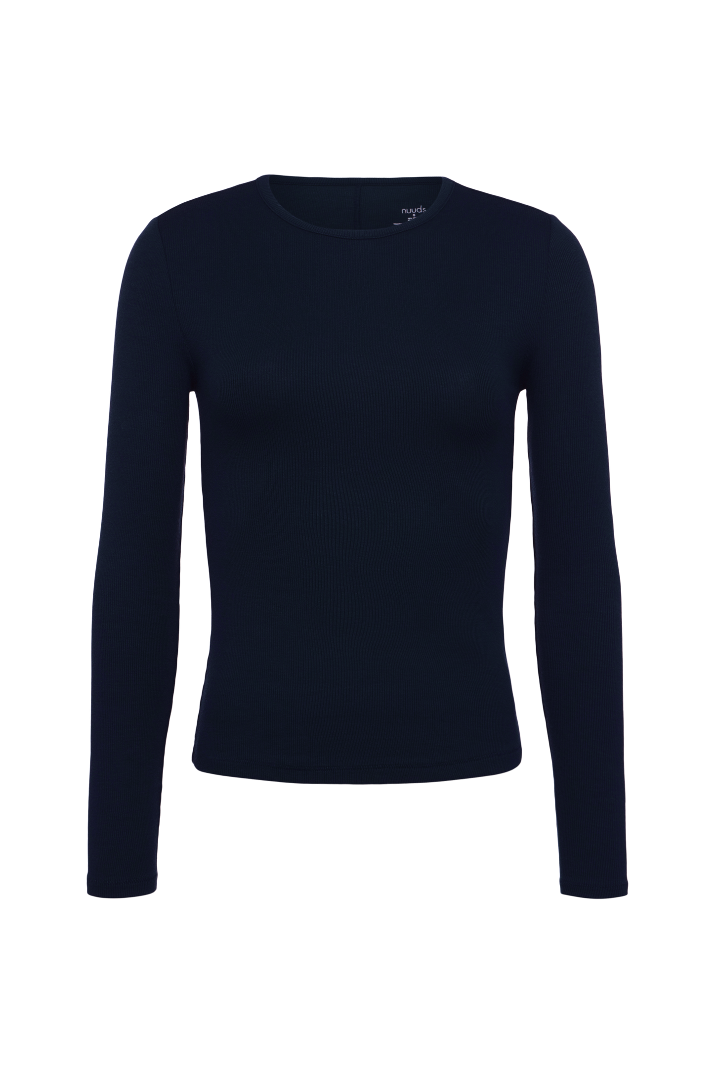 Slinky Rib Long Sleeve Shirt | Navy