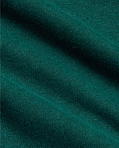 Boys' Deep Emerald Classic Long Sleeve Crew Neck
