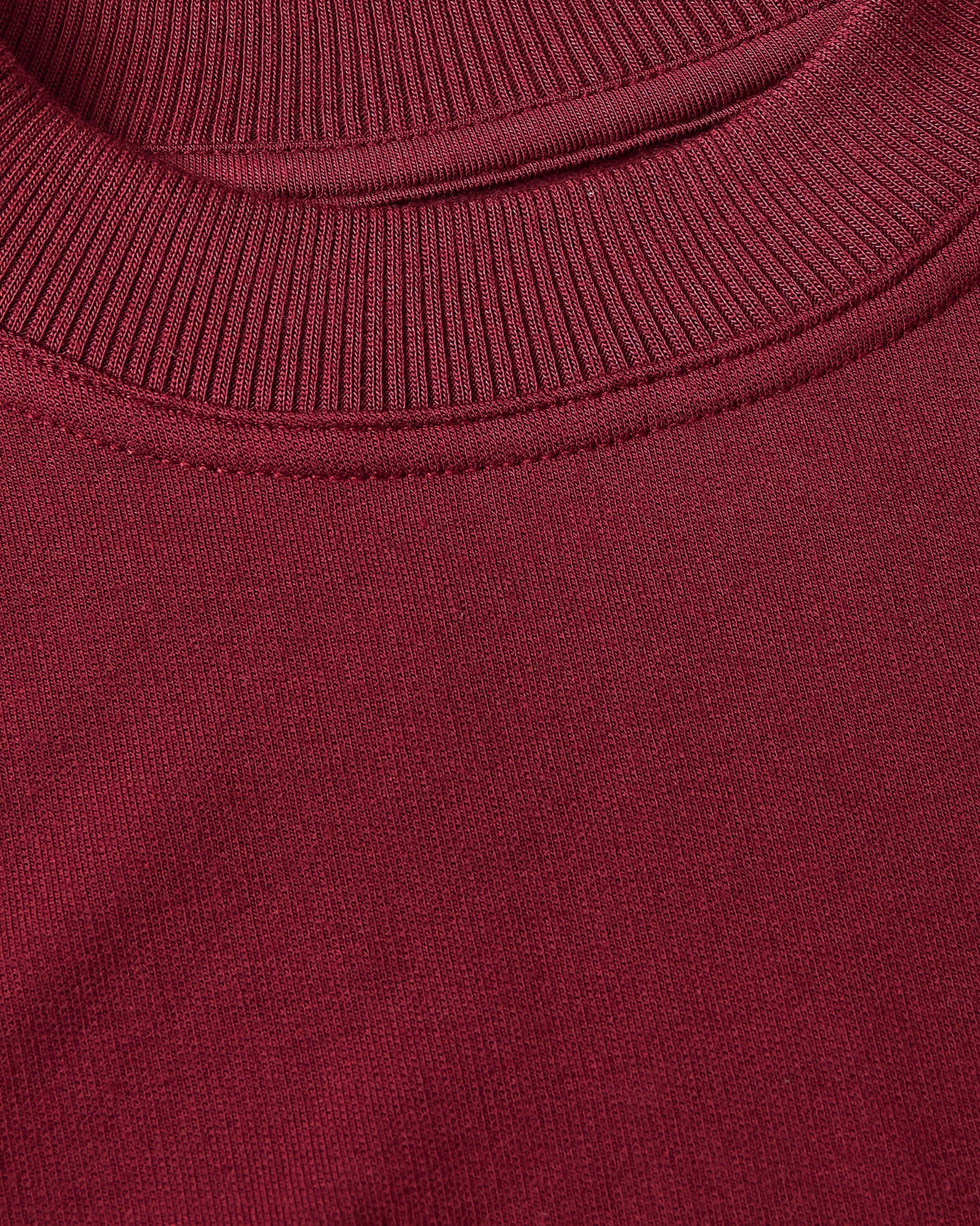Girls Dark Maroon Long Sleeve Fleece Dress