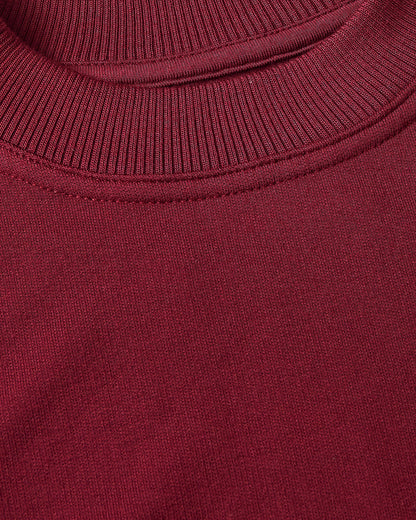 Girls Dark Maroon & Deep Emerald Long Sleeve Fleece Dress 2-Pack