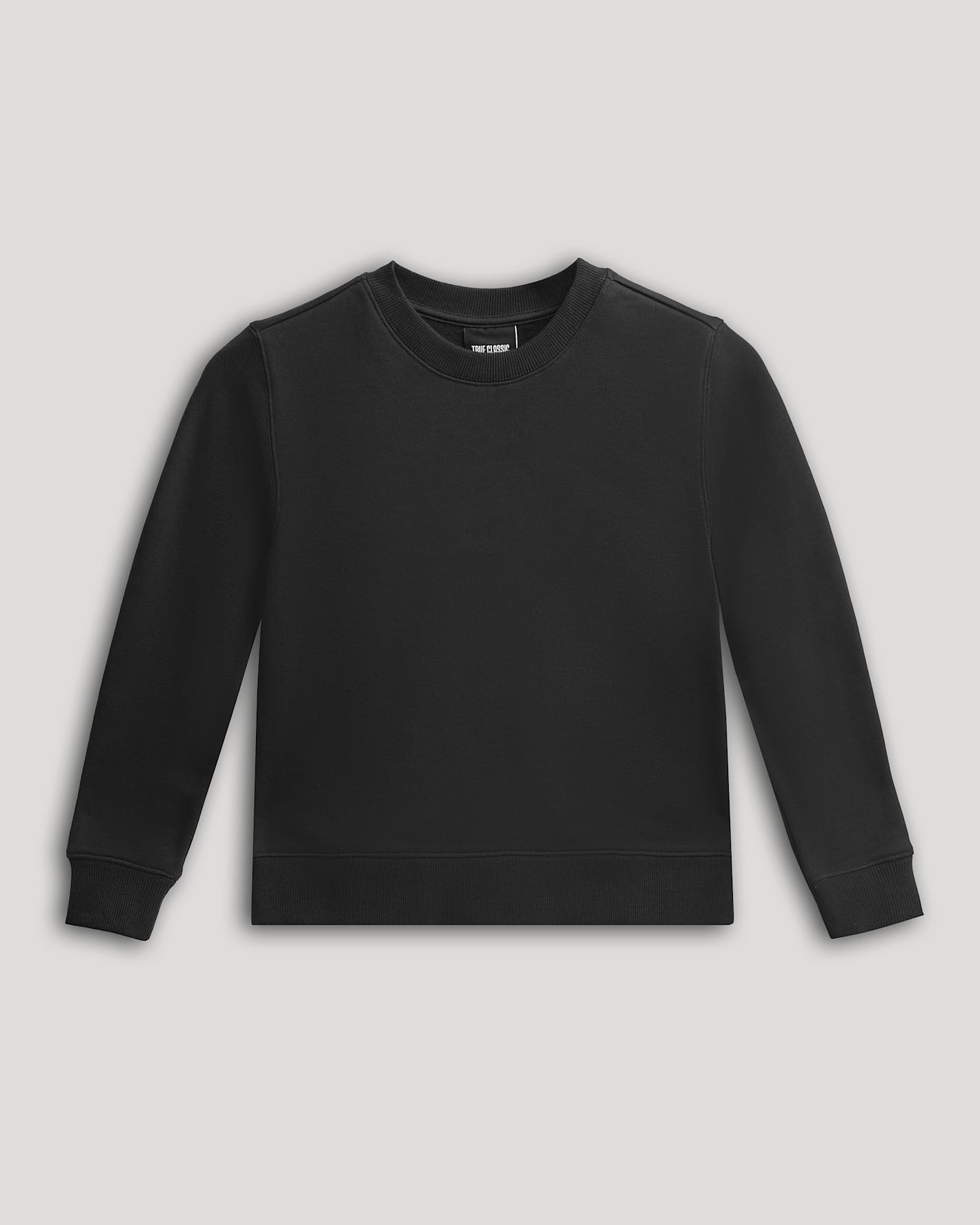 Boys' Black Fleece Crew Neck