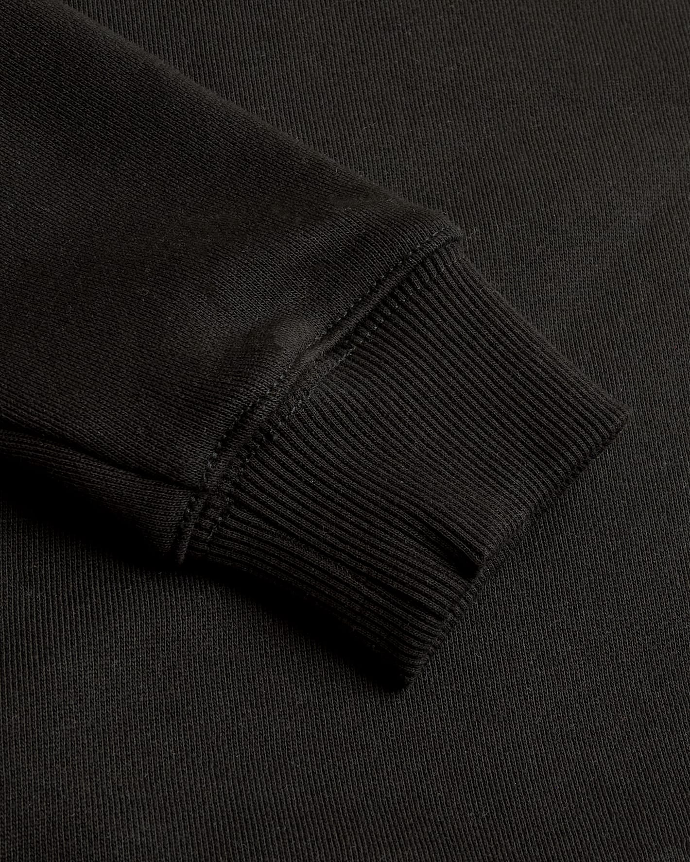 Boys' Black Fleece Crew Neck