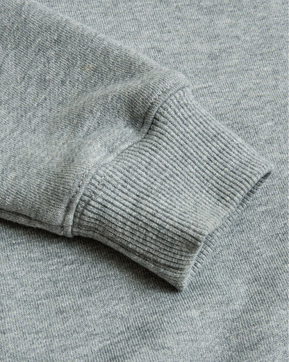 Boys' Medium Heather Gray Fleece Crew Neck