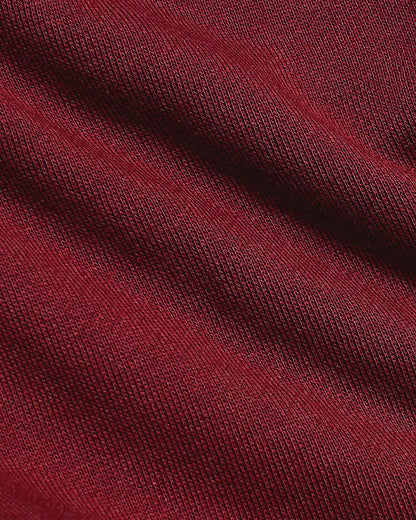 Boys Dark Maroon Full Zip Fleece Hoodie & Jogger 2-Pack